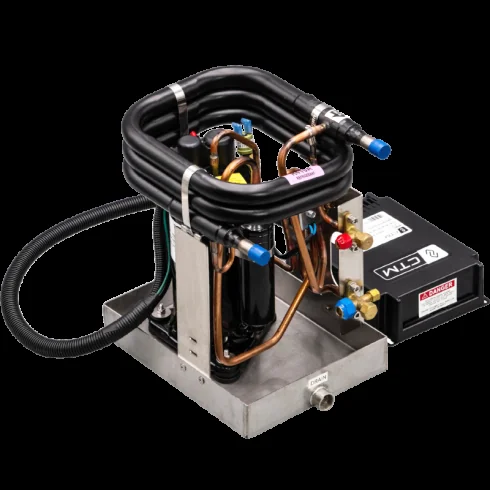 Compact marine self-contained AC unit with digital control module