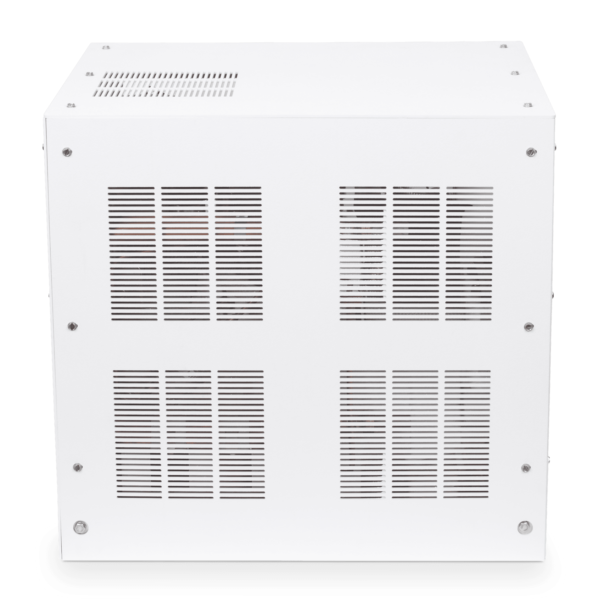 Marine ice maker ventilated cabinet rear view