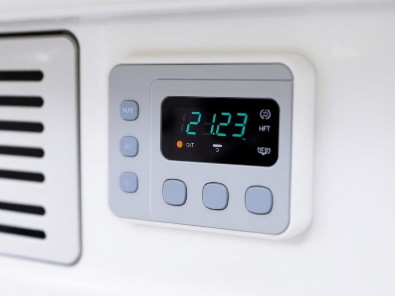 Marine refrigerator digital thermostat and control panel
